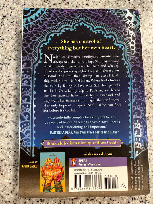 Written in the Stars by Aisha Saeed (paperback) Book