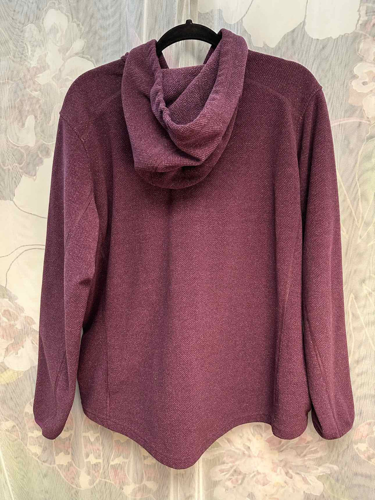 Duluth Trading Fleece 1/2 Zip Pullover Size XL purple sweat shirt Hoodie