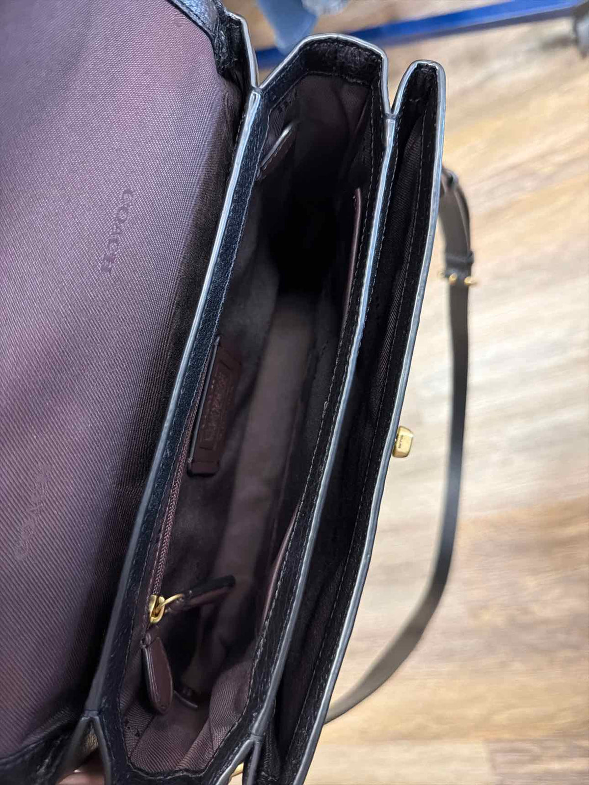 Coach Cassie Crossbody Black Pebble Leather Crossbody Handbag