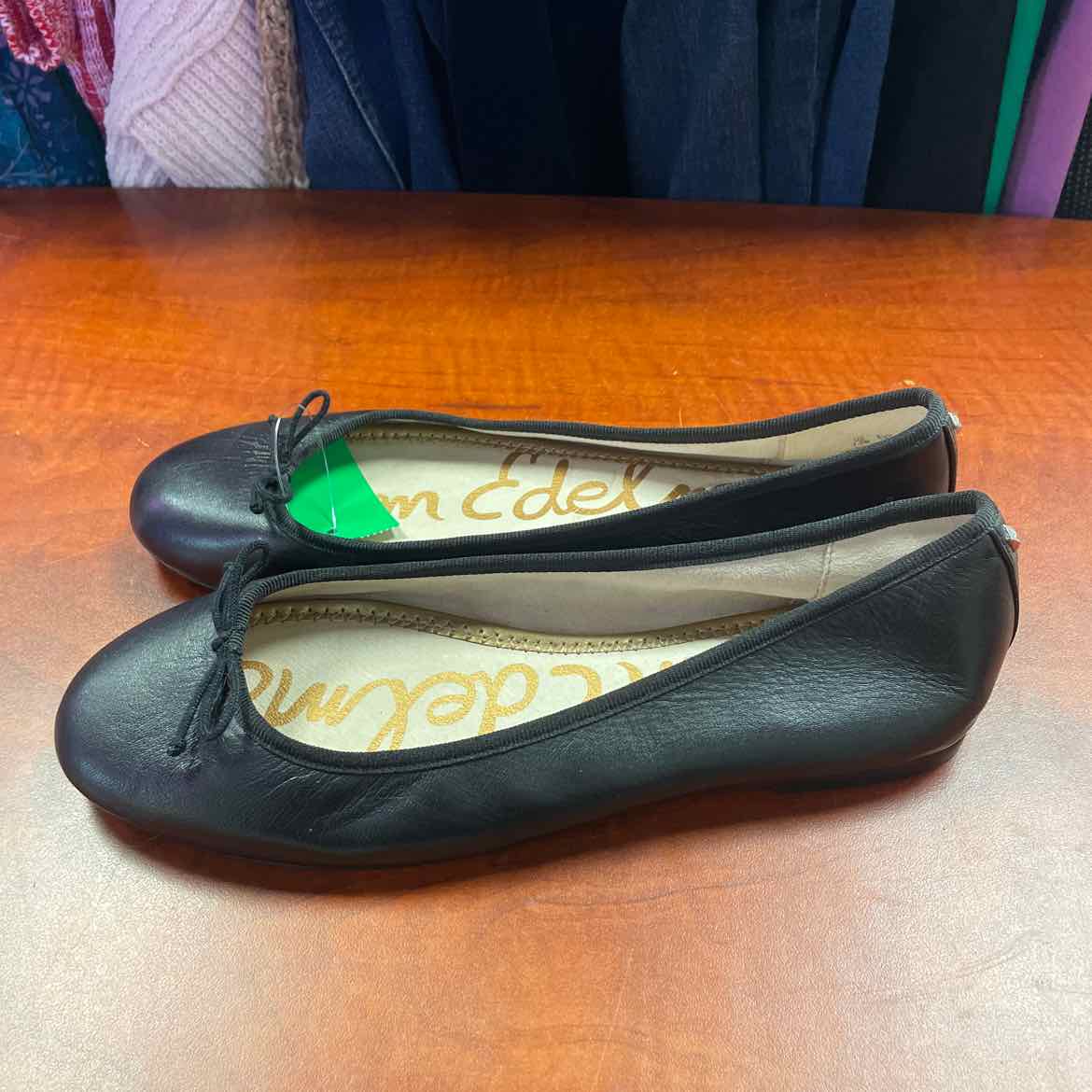 Sam Edelman Felicia Ballet Black Fiats Size 7 1/2