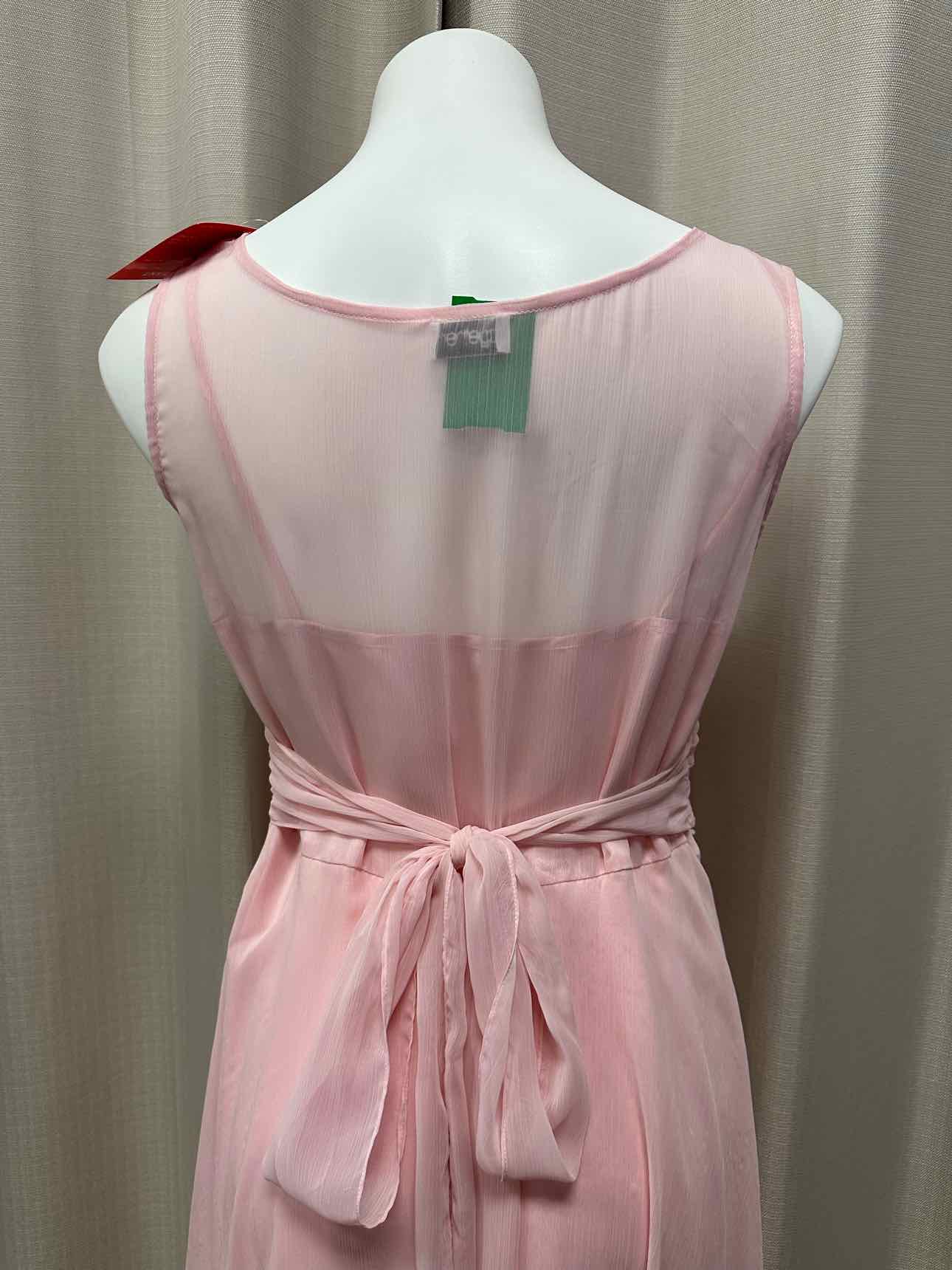 Together NEW NWT Vintage Butterfly Embroidered Flowy Fit & Flare 14 Pink Dress