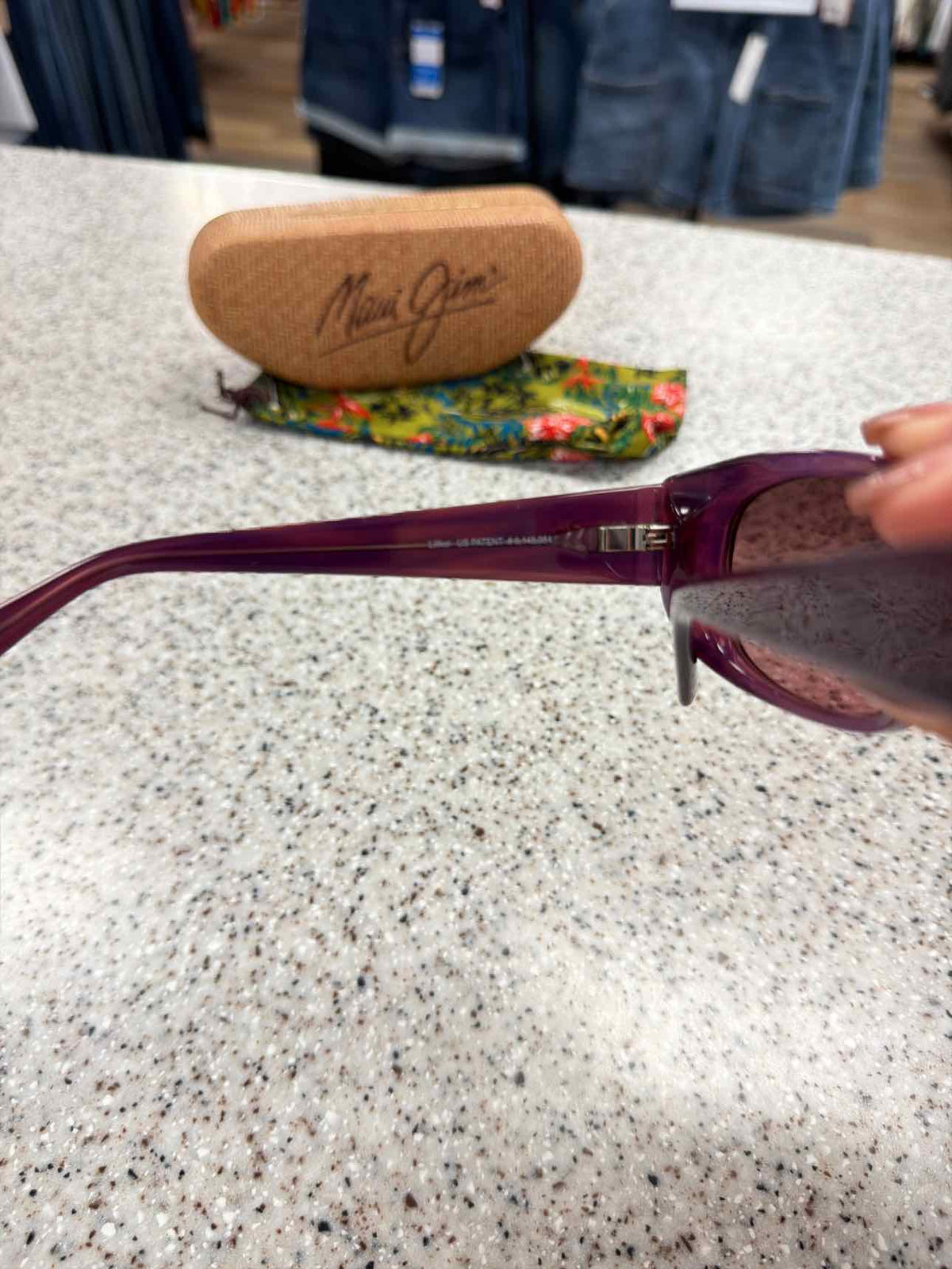 Maui Jim Woman's Purple Lilikoi MJ258 28A L140 Sunglasses with Case