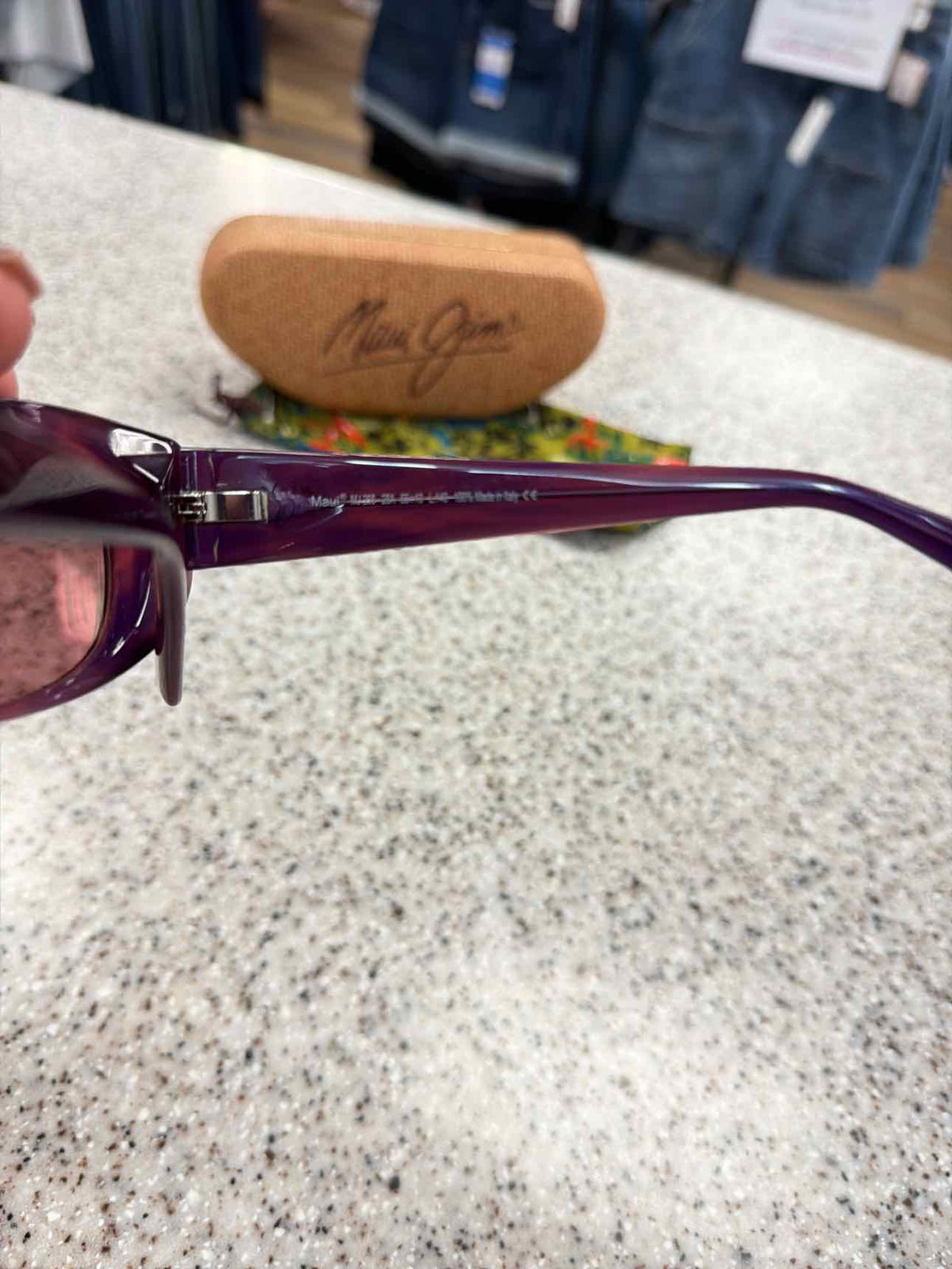 Maui Jim Woman's Purple Lilikoi MJ258 28A L140 Sunglasses with Case
