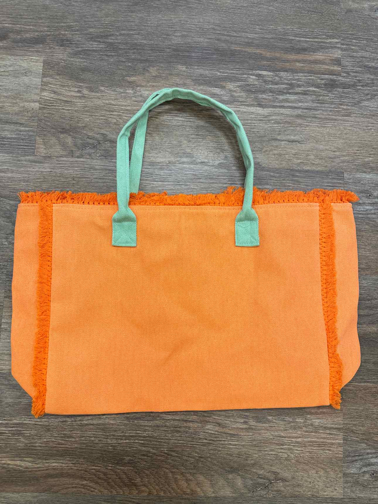 Judson & Co Size Large Orange/Green Handbags