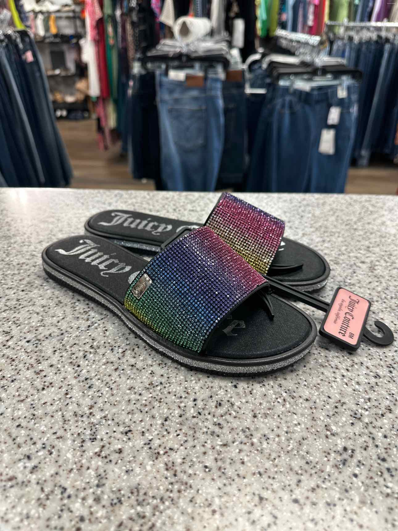 Juicy Conture Size 8 Black sandal