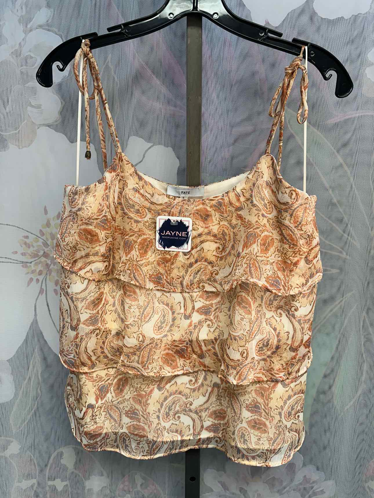 Fate Size Small Orange Top