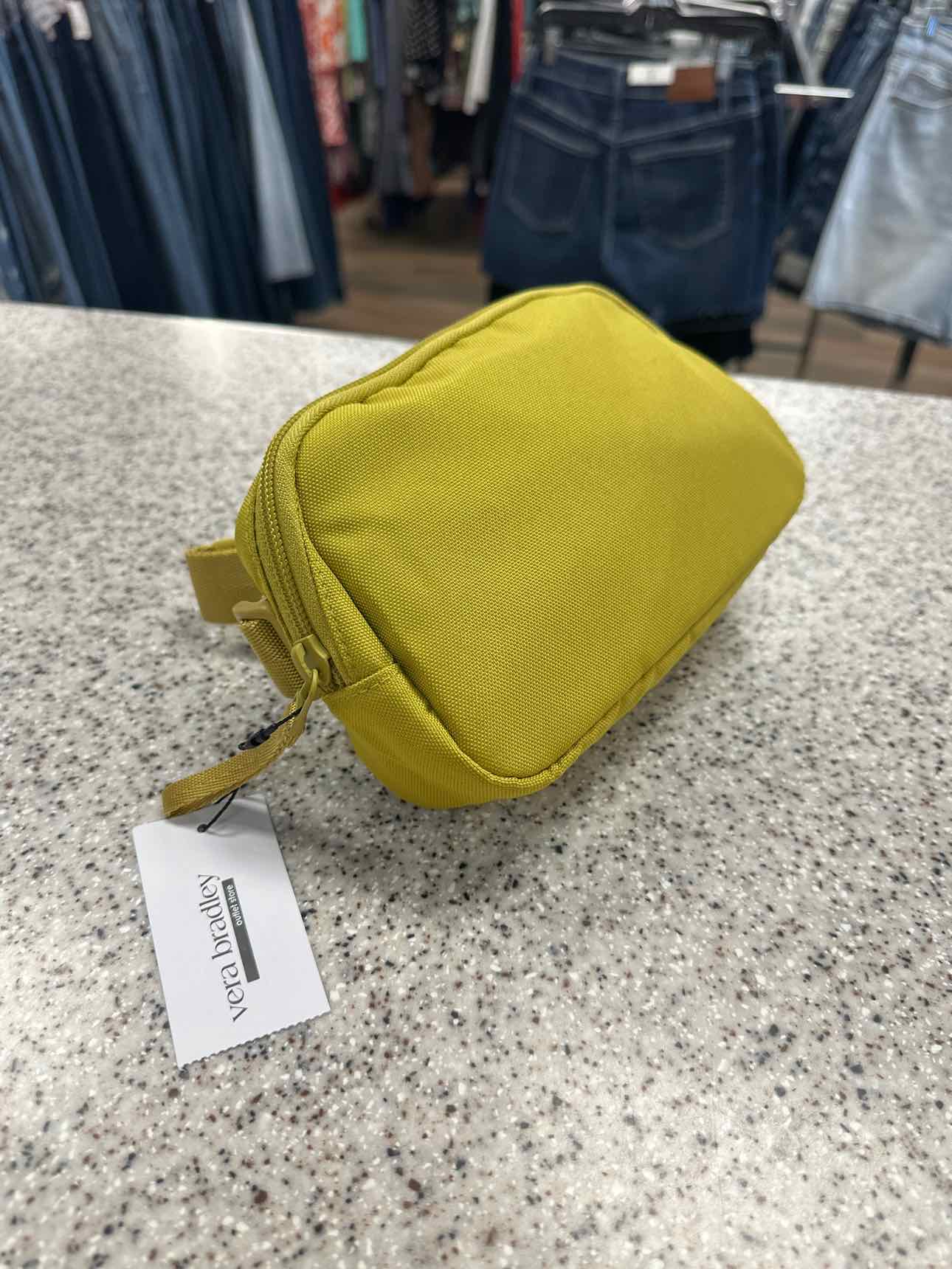 Vera Bradley Size Small Golden Olive Lighten Up Mini Belt Bag Handbags