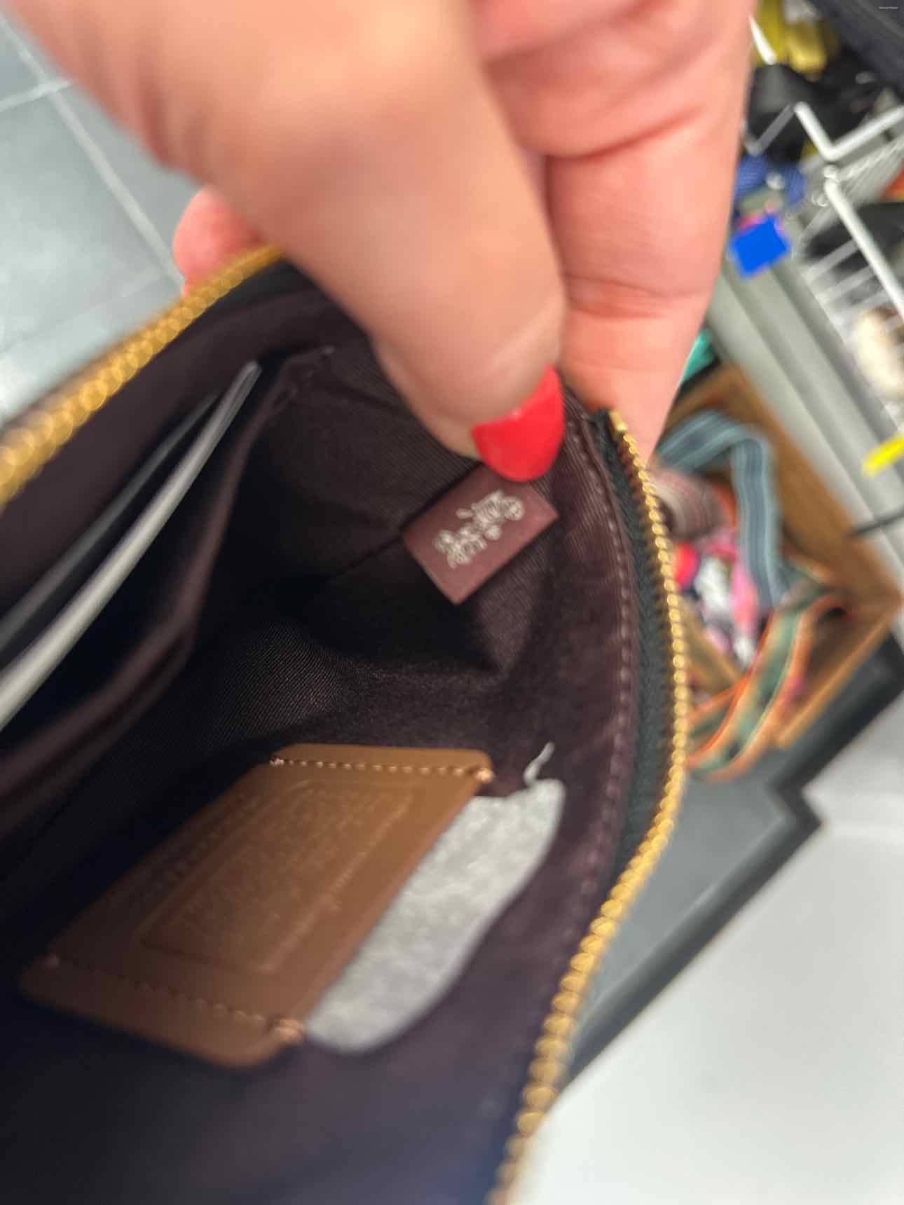 Coach Size Small Black Wallet