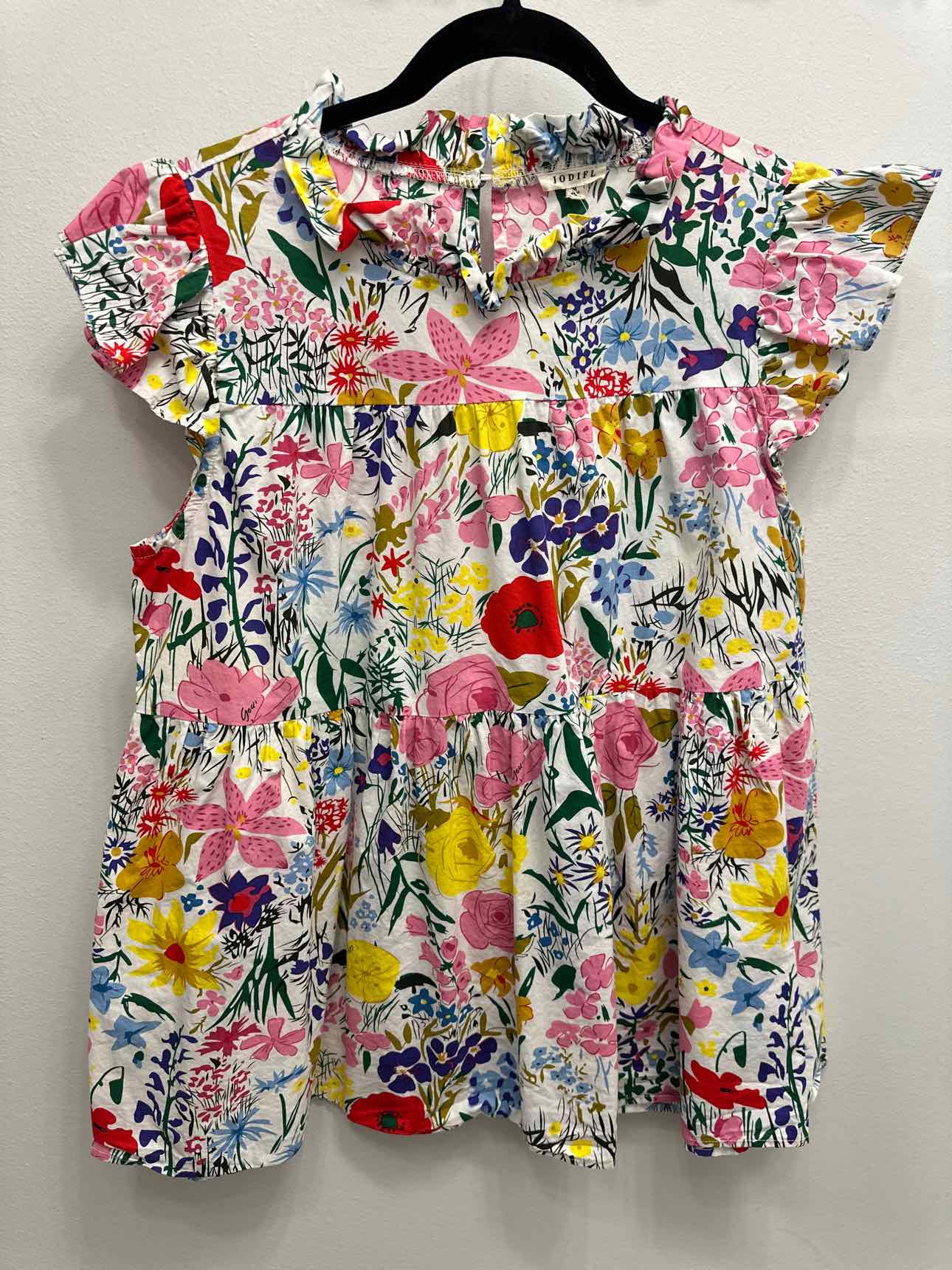 Jodifl Size Medium White/Multi Top