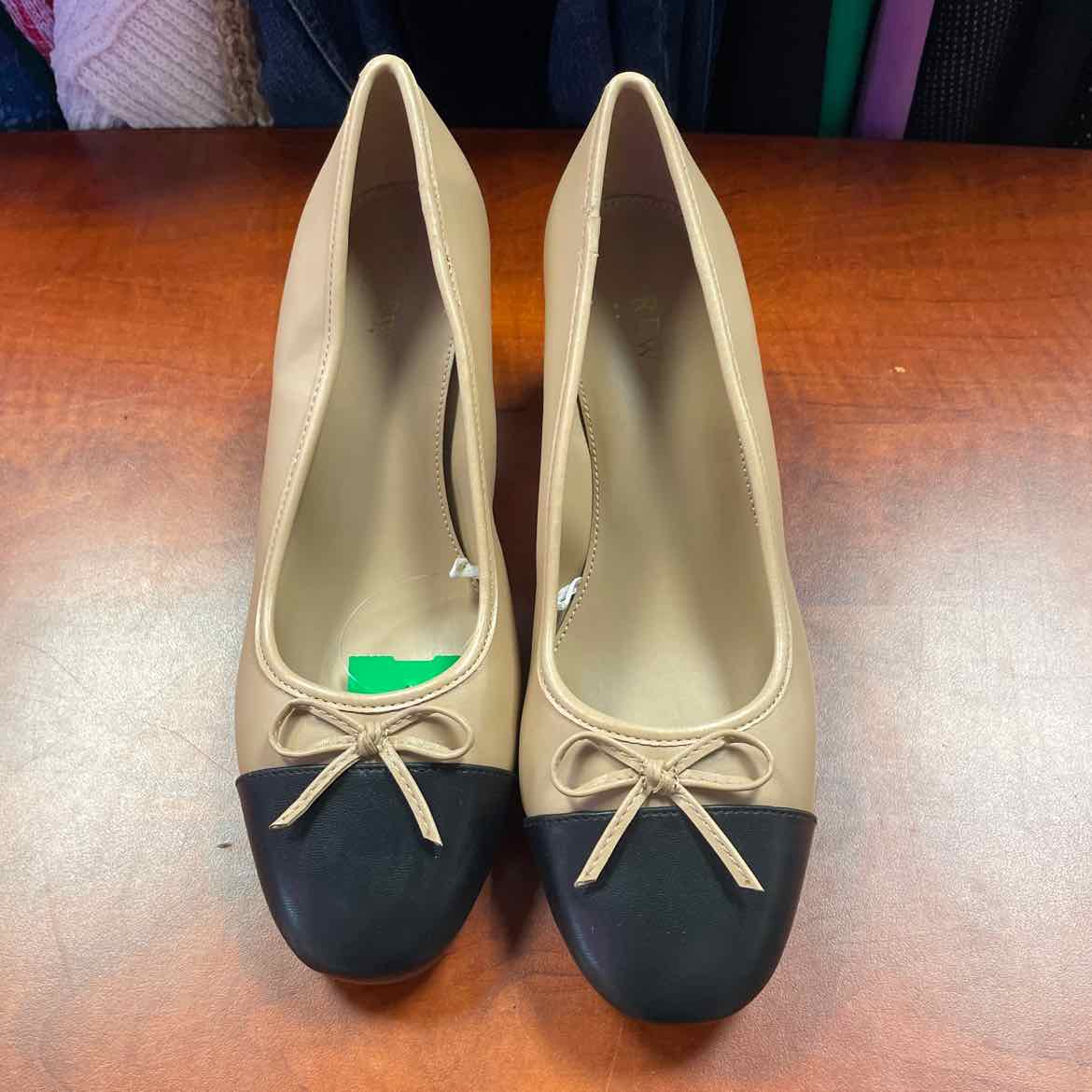 J.Crew Factory Ballet Flats with Cap Toe Size 8 1/2