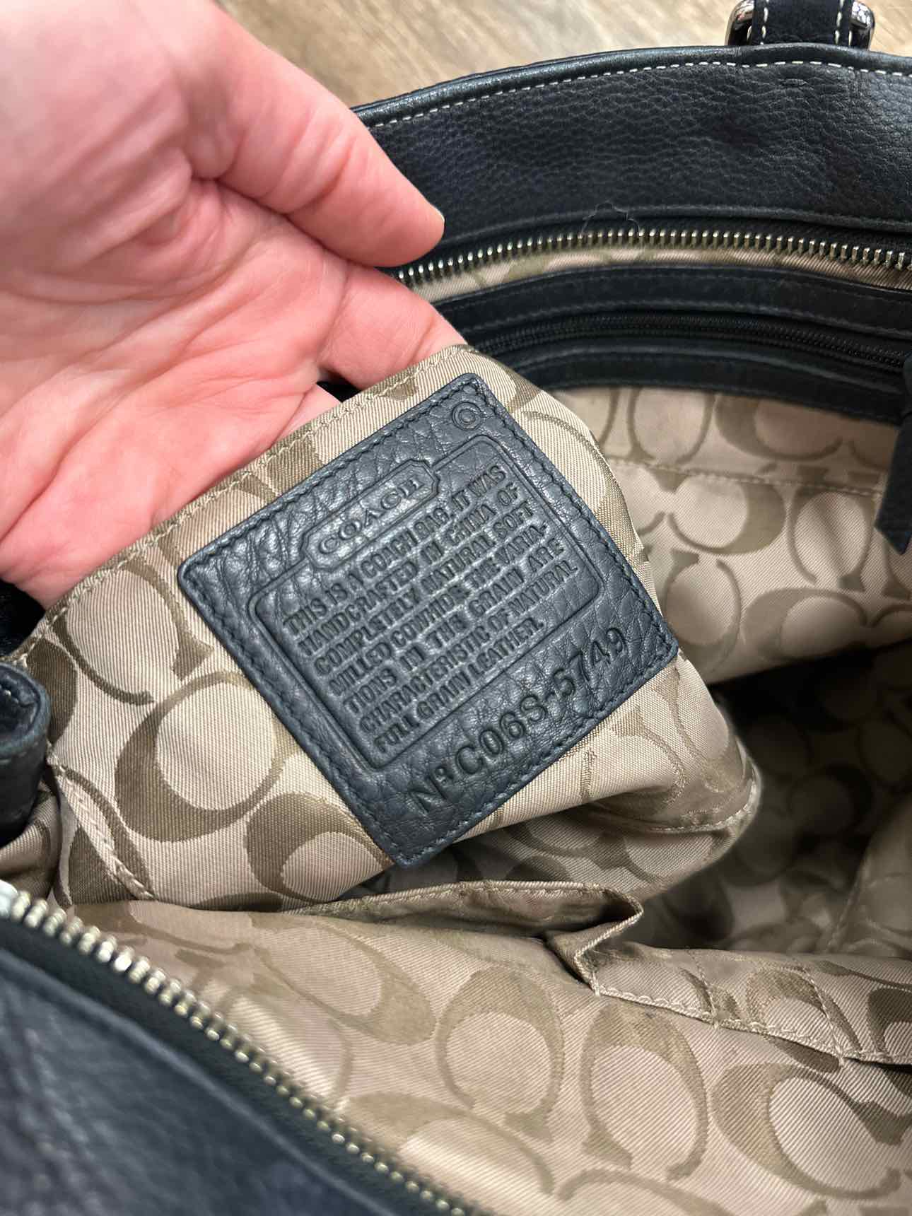 Coach Size XL Black Handbags