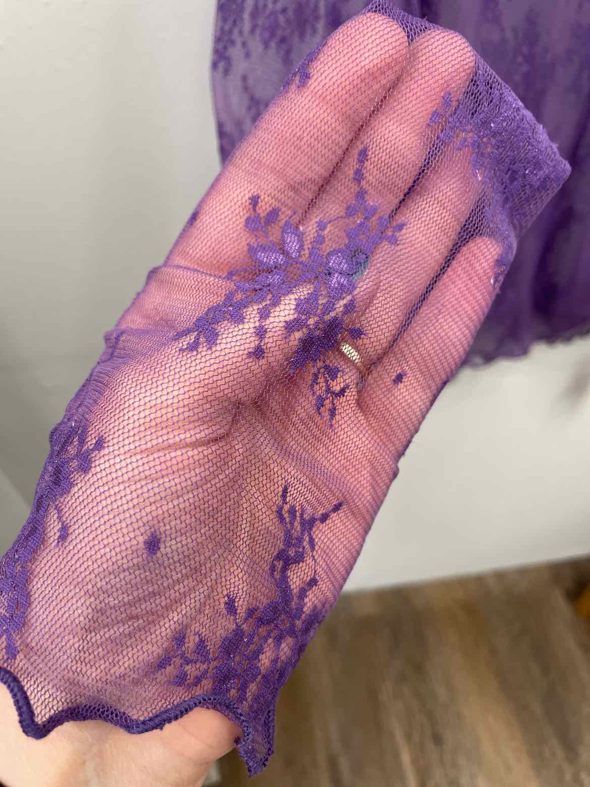 Sewn and Seen Lace Long Sleeve Mesh Top
