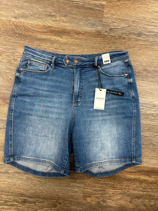 Judy Blue Size 1XL High waist tummy control double button Bermuda Shorts NWT