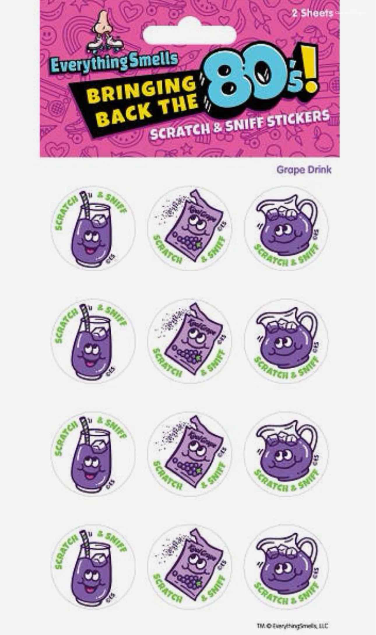 Scratch & Sniff Stickers 2-Pack Stationary