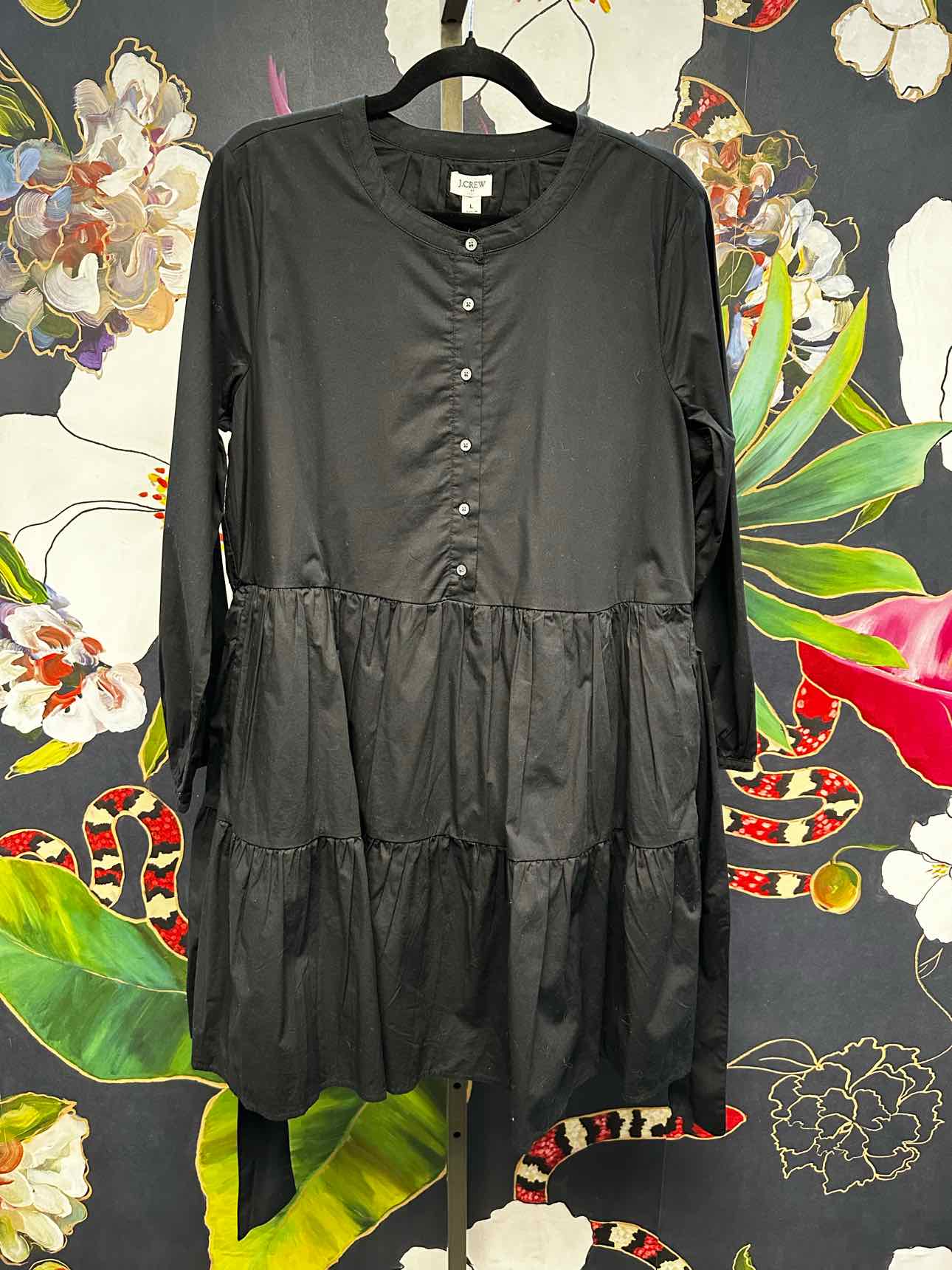J. Crew Size Large Black Dress