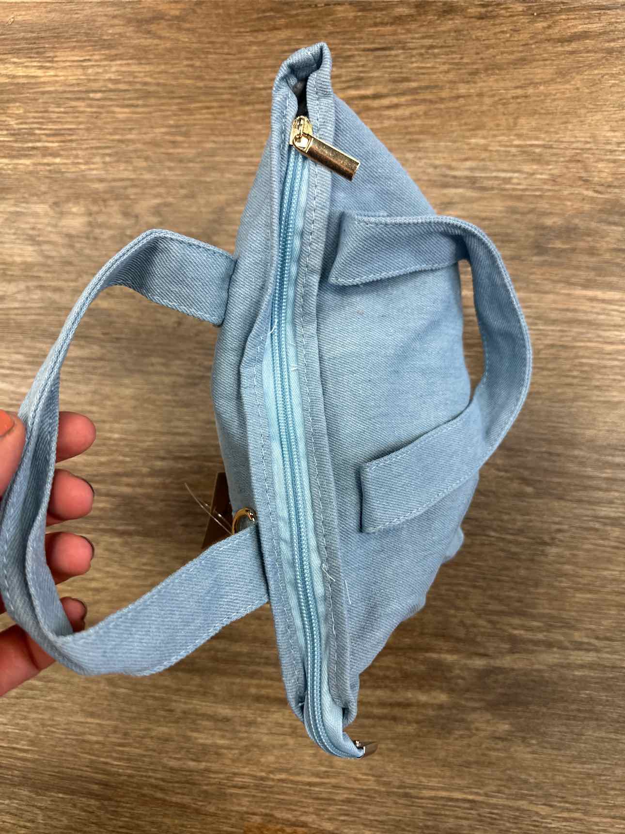 Patriotic USA Denim Mini Tote Bag Handbags