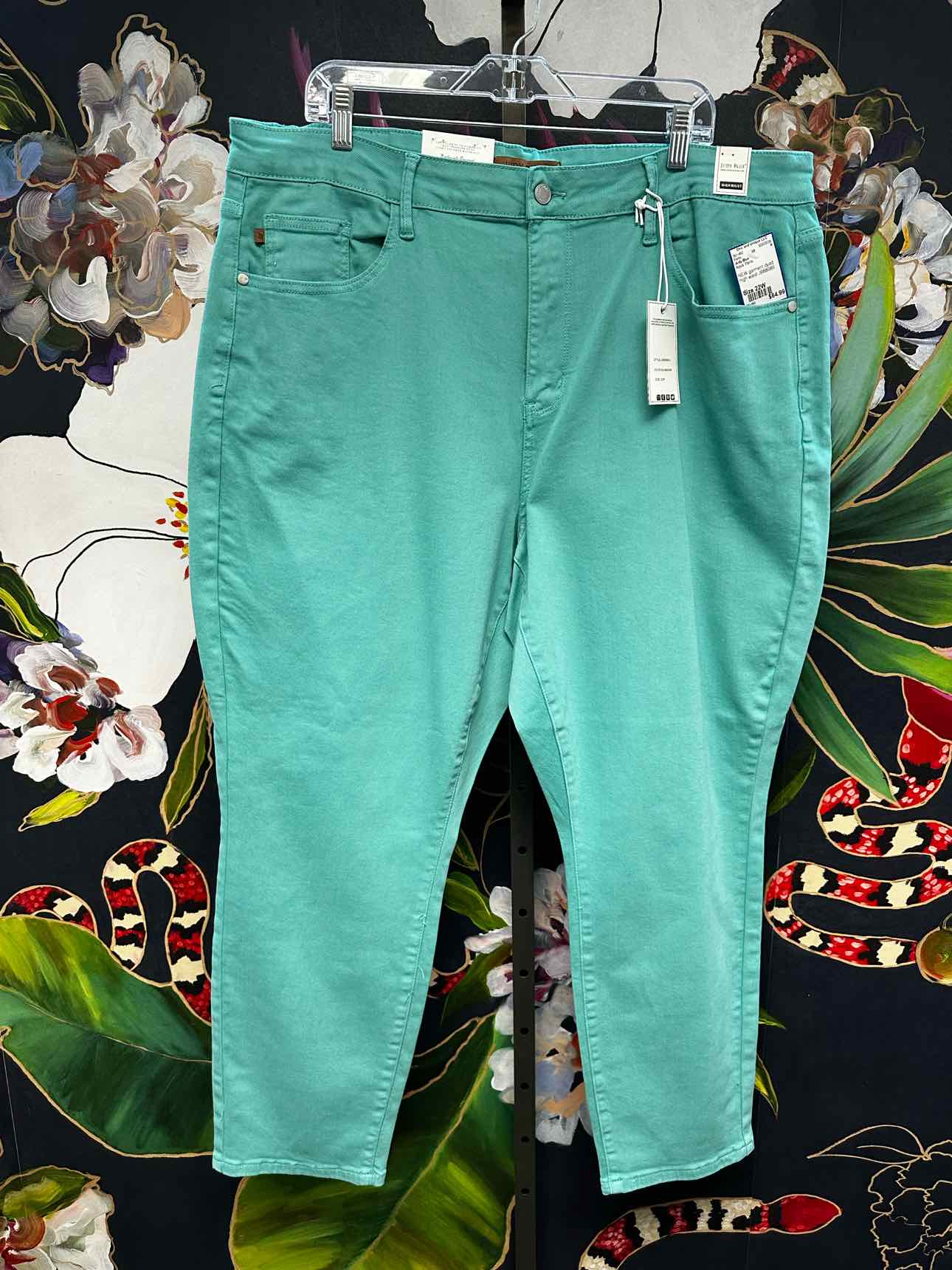 Judy Blue Size 22W Aqua Pants
