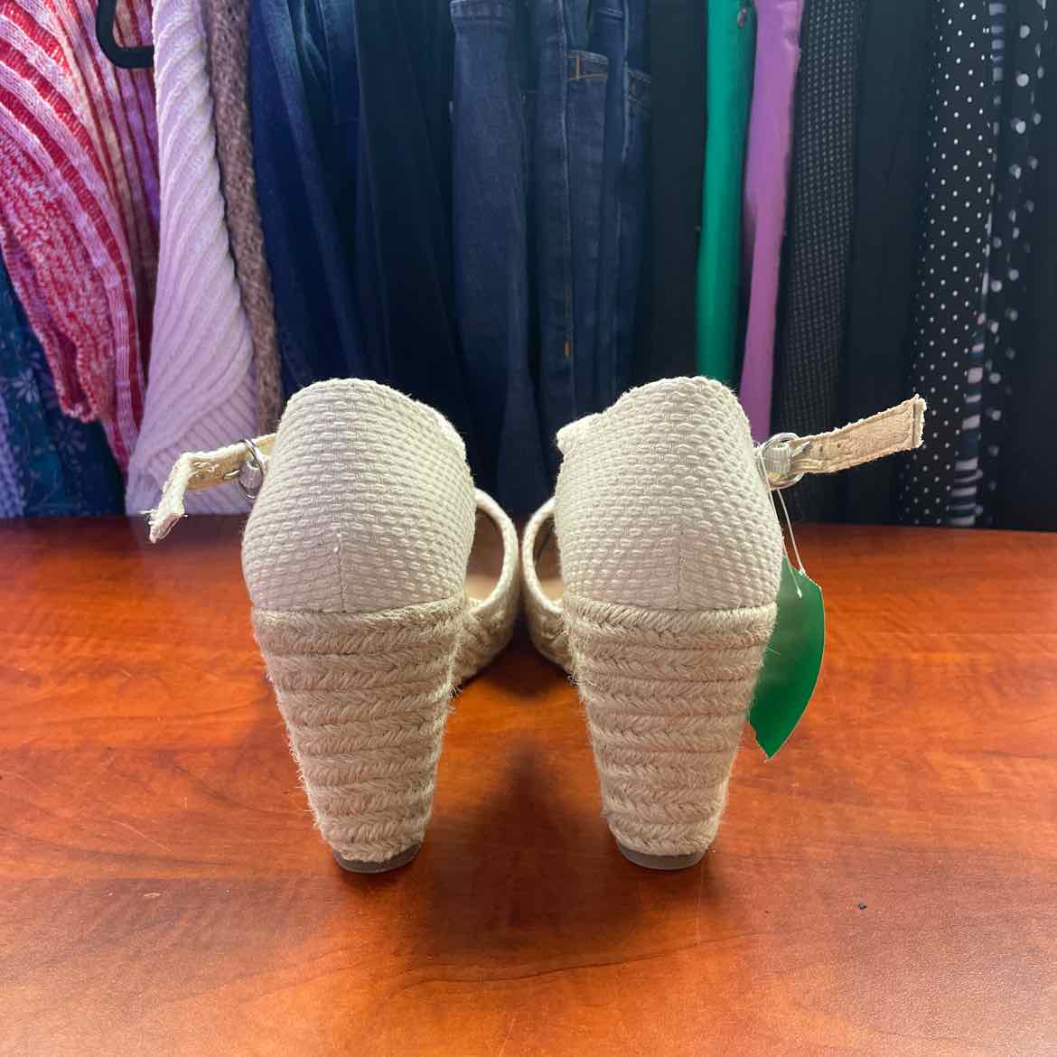 A New Day Olivia Rounded Toe Espadrille Wedge Pumps Size 9
