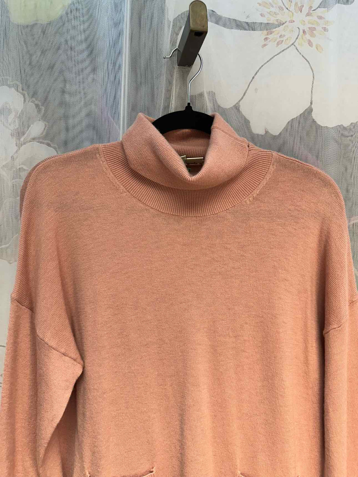 Kate Spade NEW NWT Wool Blend Turtleneck Long Sleeve Size Medium Pink Top