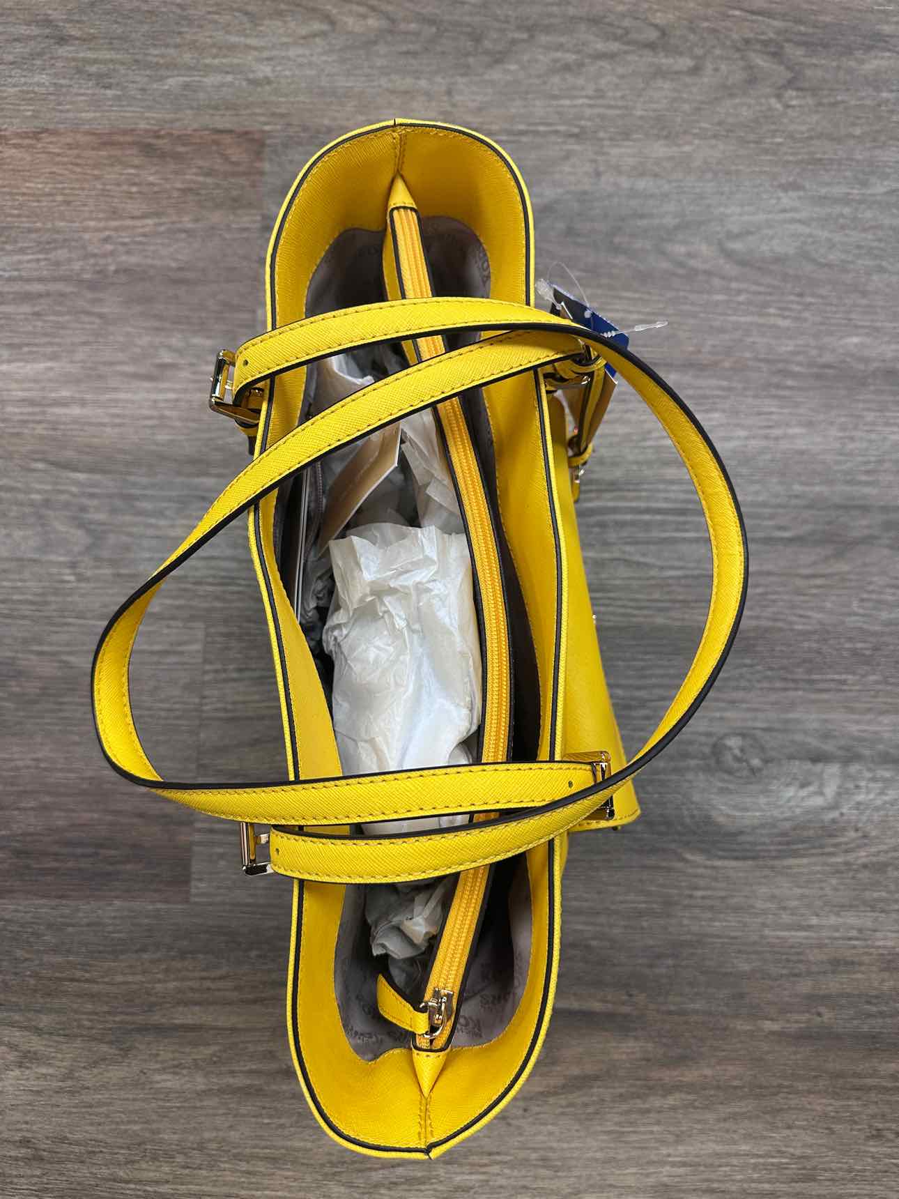 Michael Michael Kors Size M/L Yellow Handbags