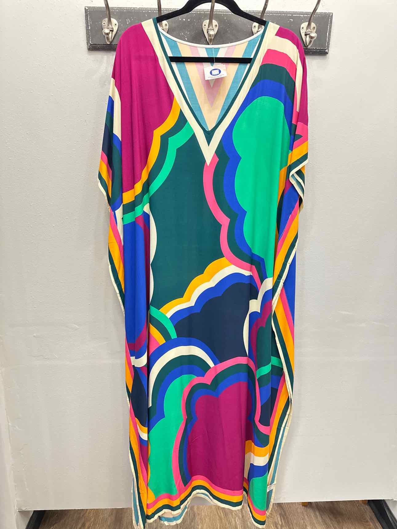 Kaftan Dress V-Neck Swimsuit Beach Cover Up Mumu MuuMuu Dress