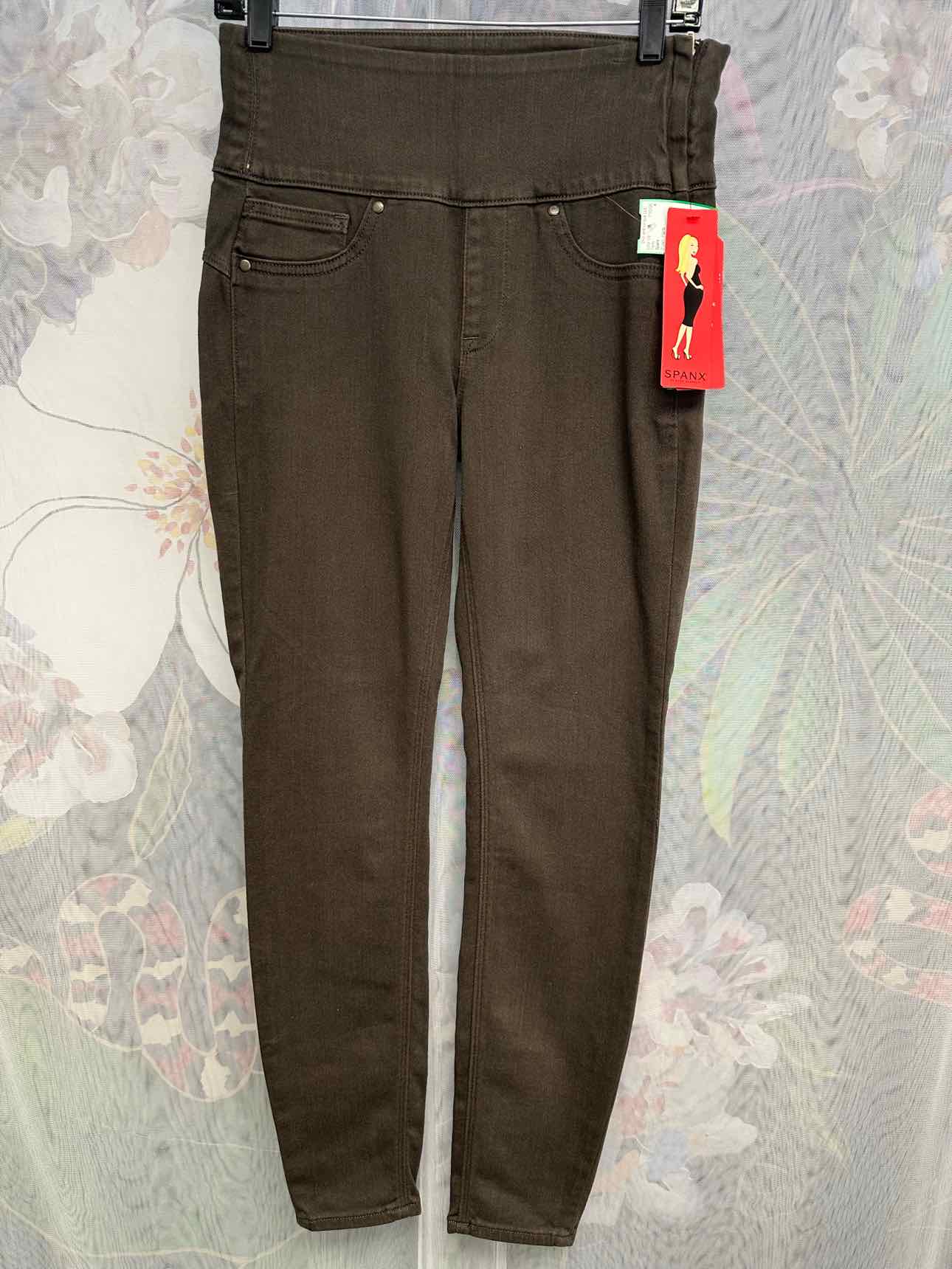 Spanx Size Medium Brown Pants
