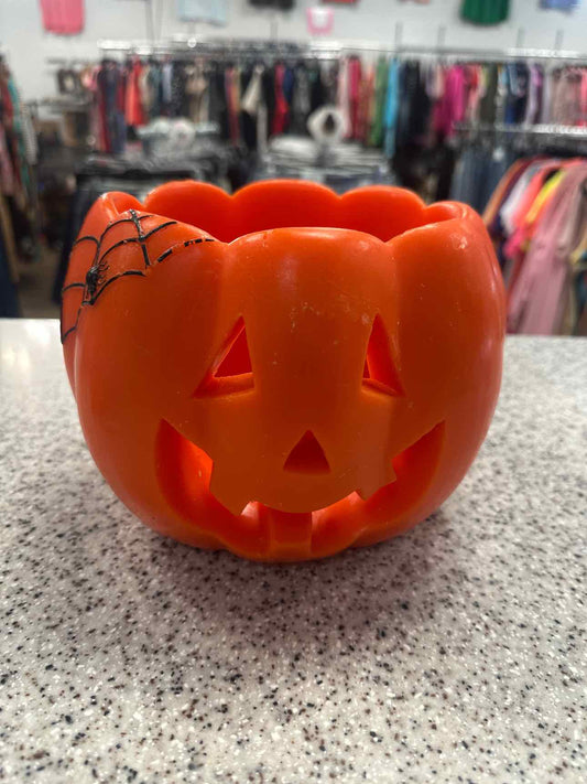 13" Large Wax Pumpkin Shape Candle Holder Home Decor