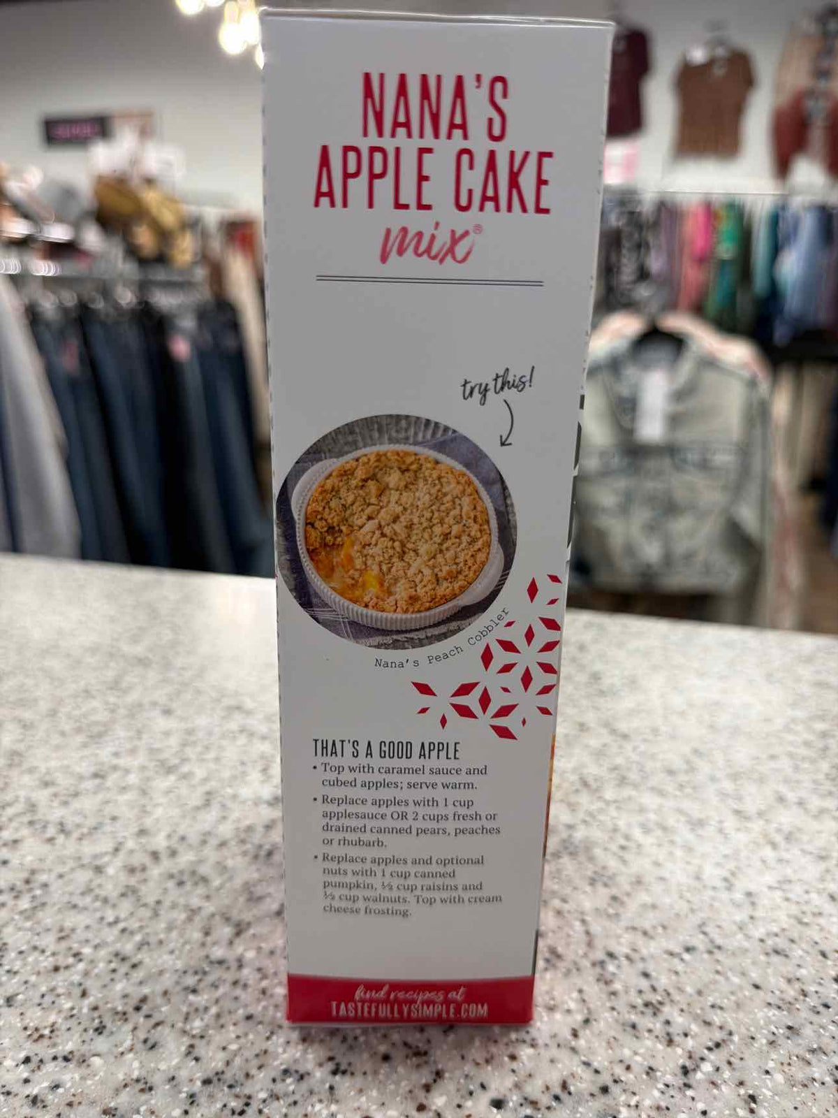 Tastefully Simple Nana's Apple Cake Mix Food