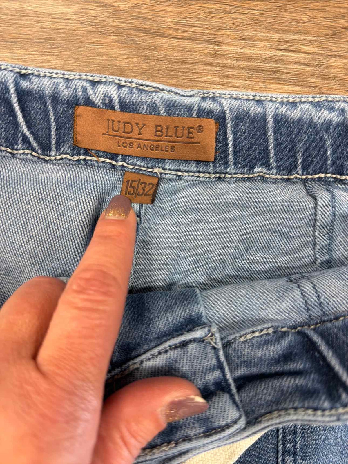 Judy Blue Size 15 front pocket denim jogger Medium Wash Jeans