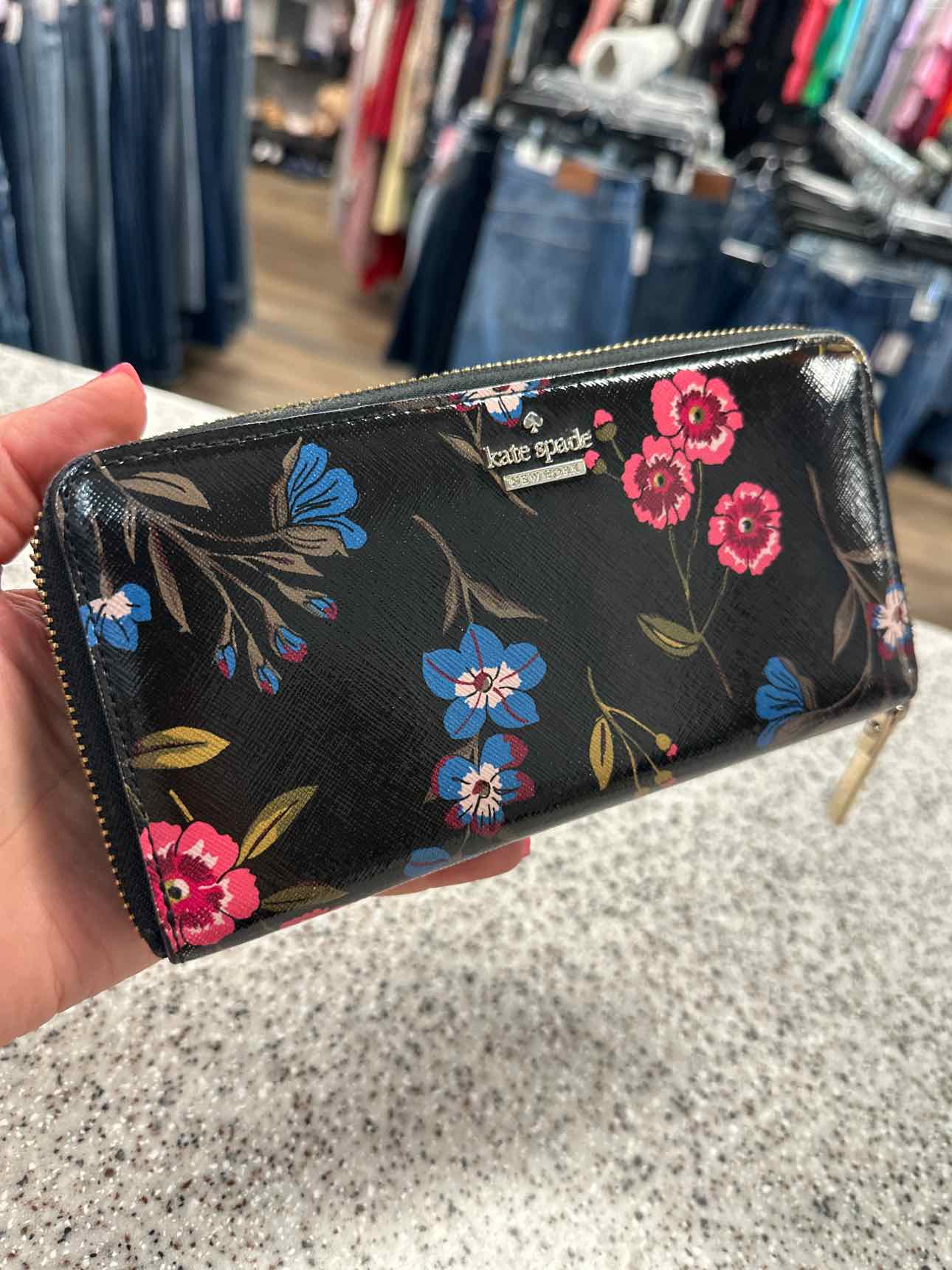 Kate Spade Cameron Street Meadow Lacey Long Floral Zippy Wallet