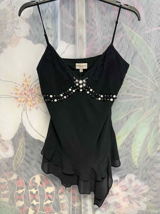 Karen Millen Size 10 Black Top