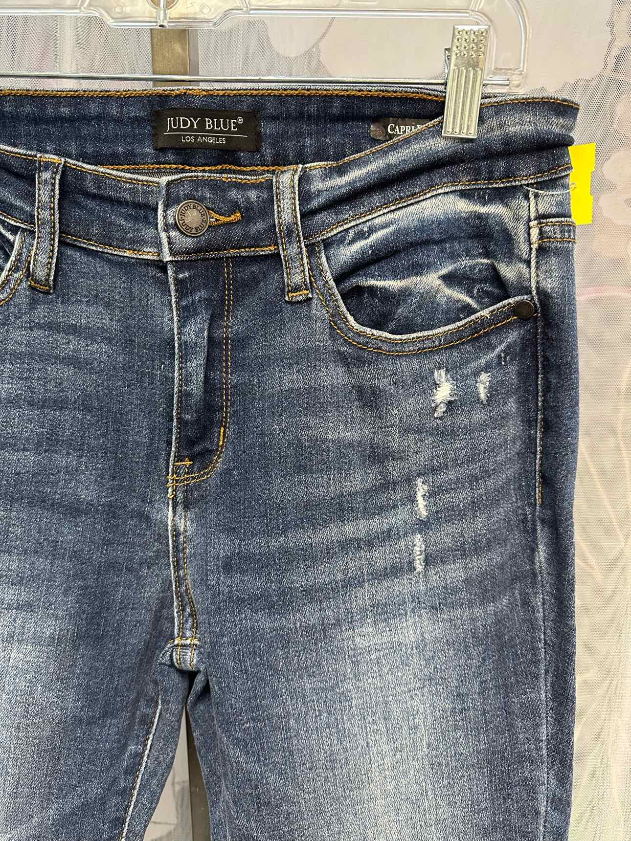 Judy Blue Size 9/29 Distressed Denim capris