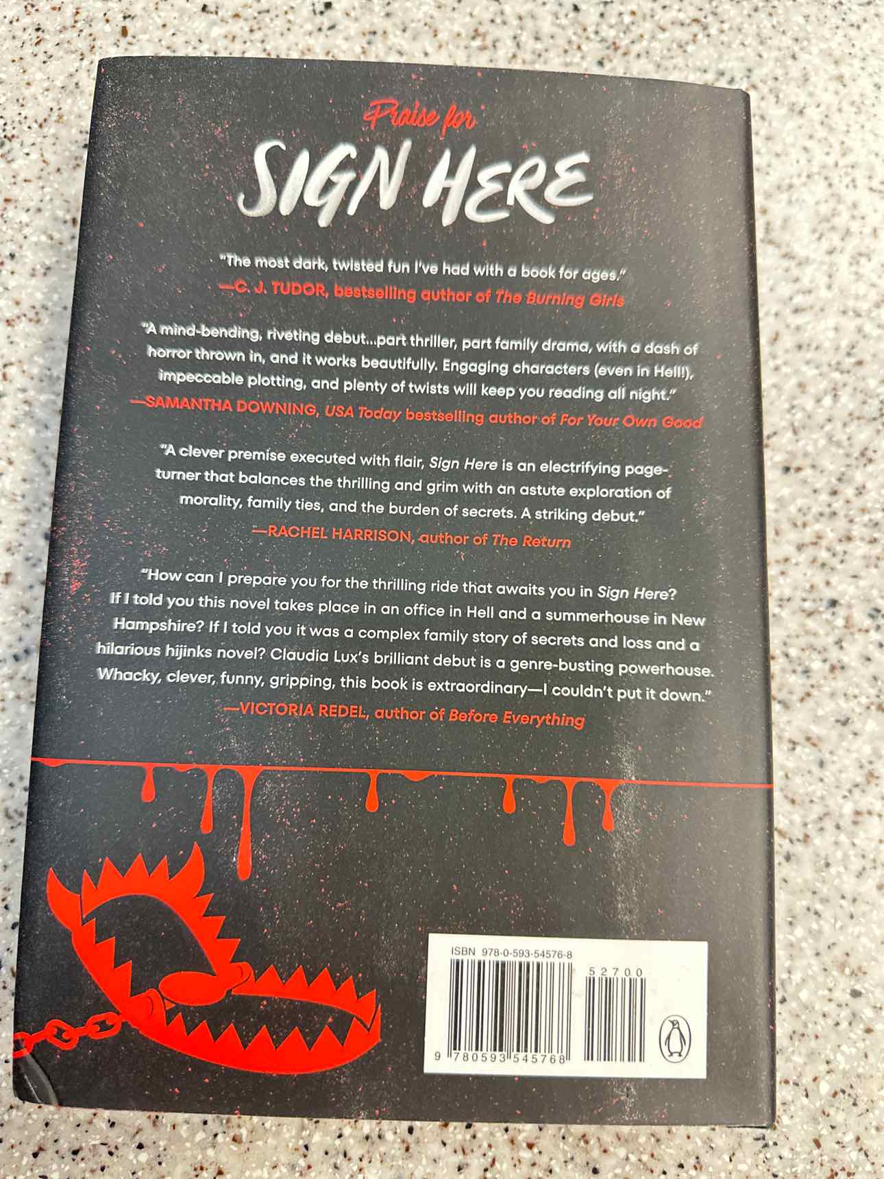 Sign Here by Claudia Lux (hardcover) Book