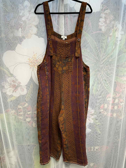 Easel Size Large Brown Overalls