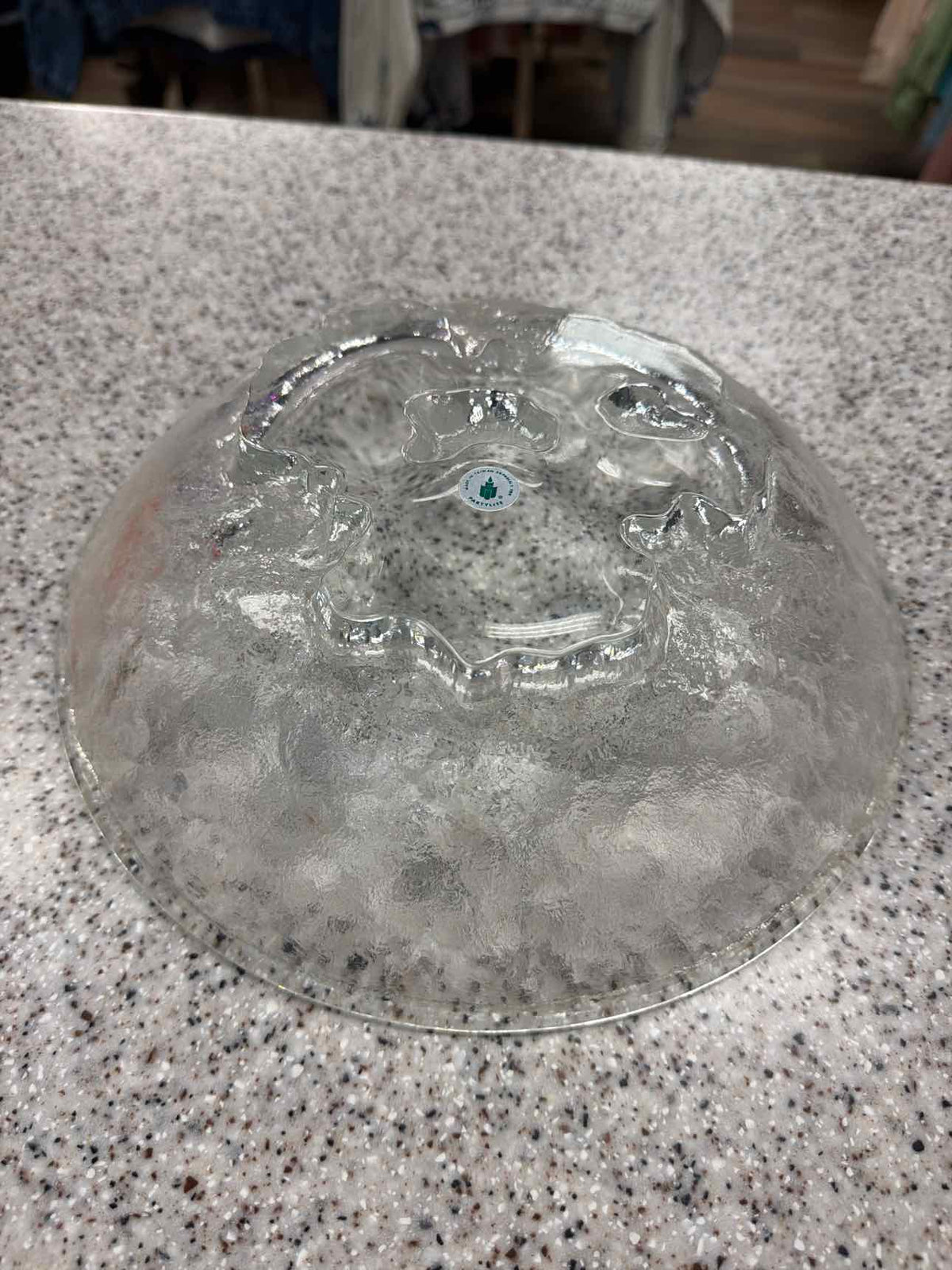 Partylite Vintage Iceburg Geode Crystal Centerpiece Bowl Household