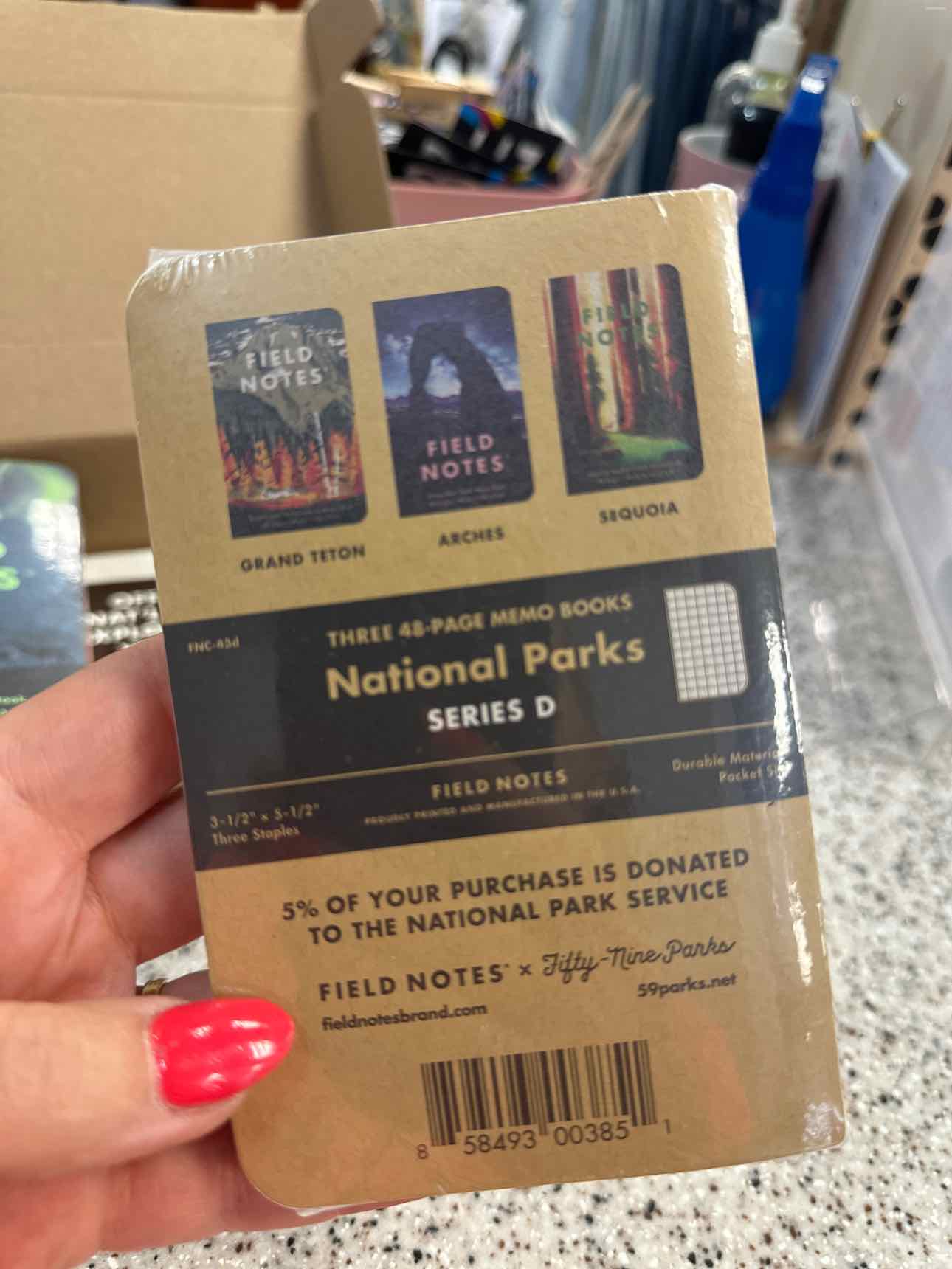 Field Notes National Parks Series D Stationary