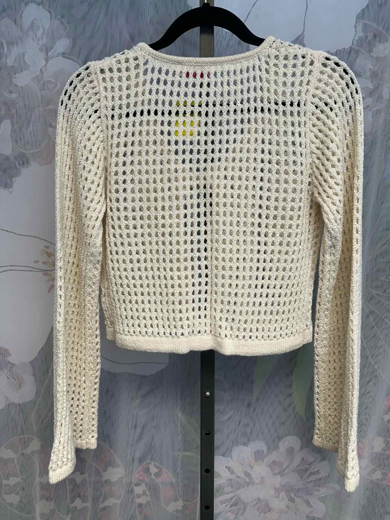 Butter Melon Size Small Cream Cardigan