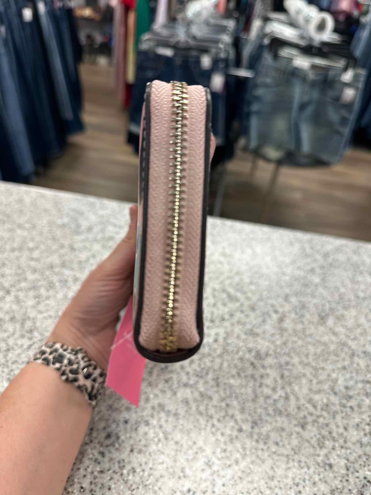 Kate Spade Size Large Pink/Aqua Wallet