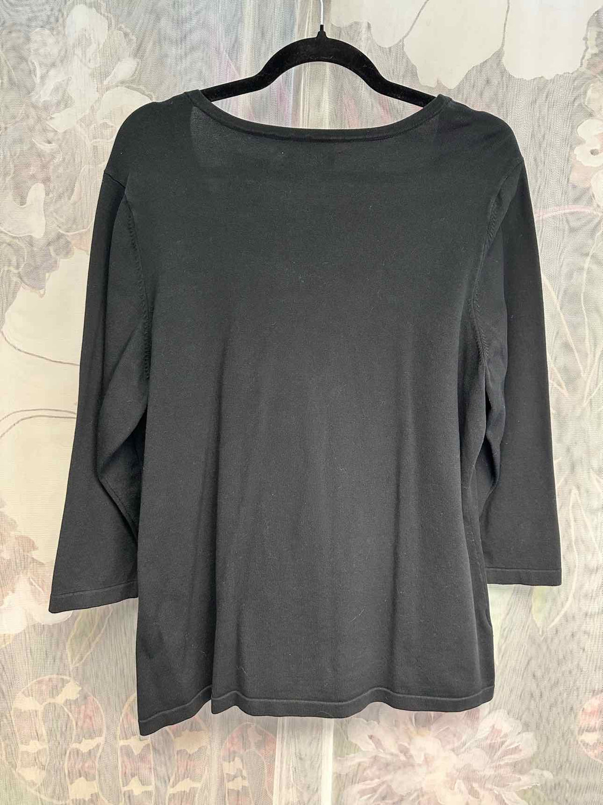 Tommy Bahama Size XL Black Cardigan