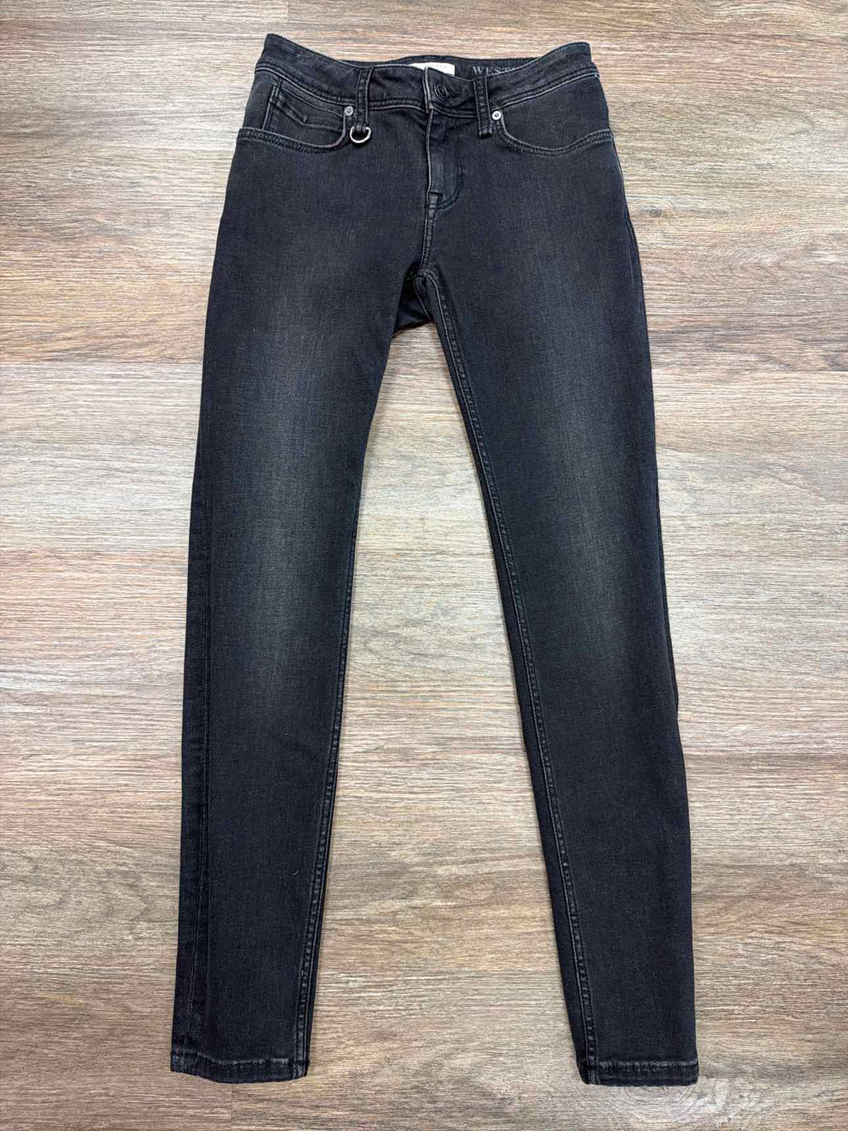 Burberry Brit Size 26 Black Westbourne Skinny Black Denim Jeans