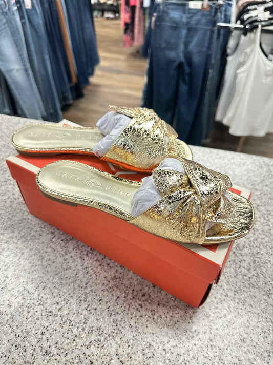Katy Perry Size 8.5 GOLD sandal