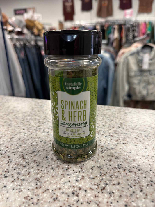 Tastefully Simple Spinach & Herb Seasoning Food