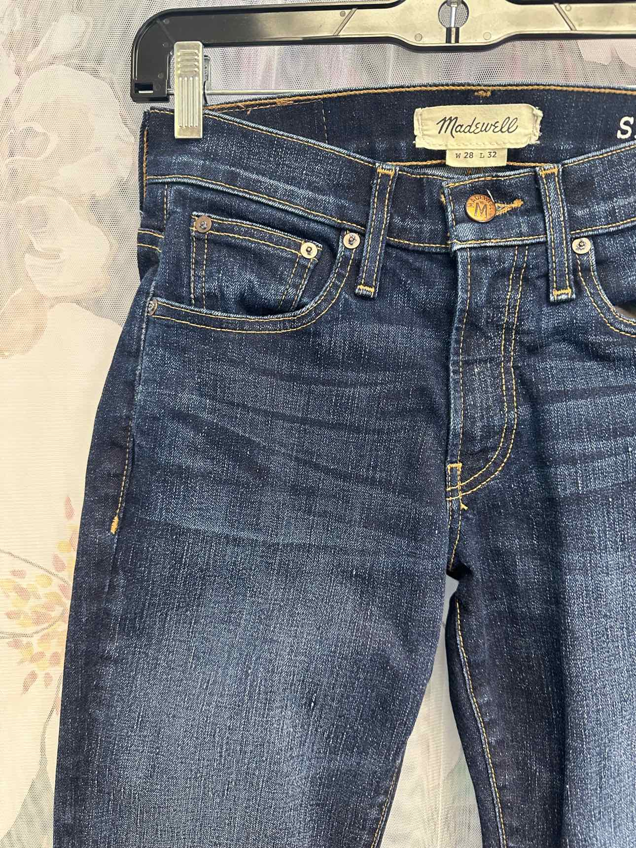Madewell Size W28 L32 Denim Jeans