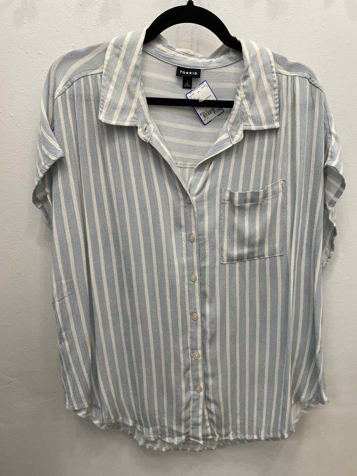 Torrid Size 2 Blue Top