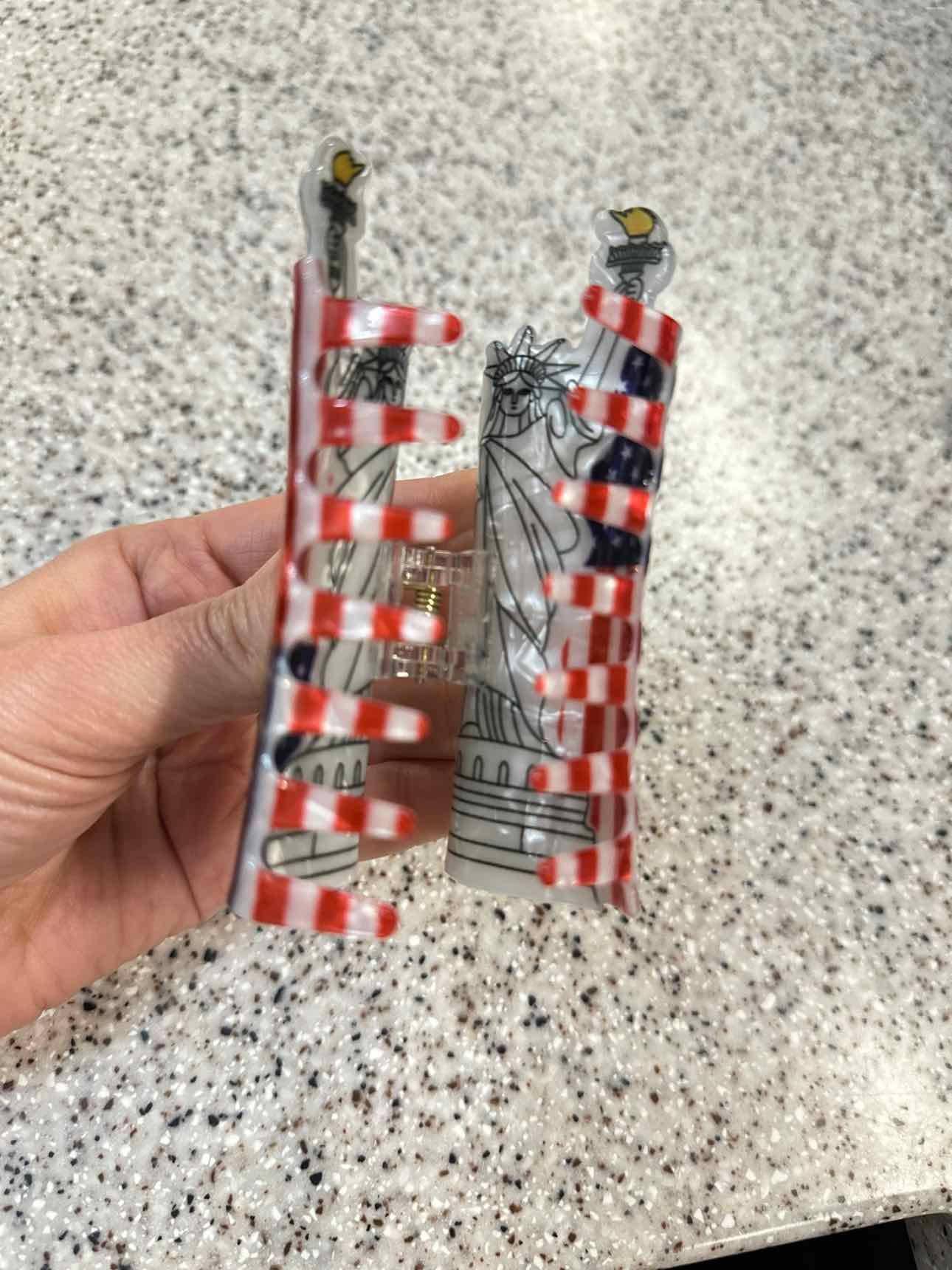 Statue of Liberty Hair Claw Clip