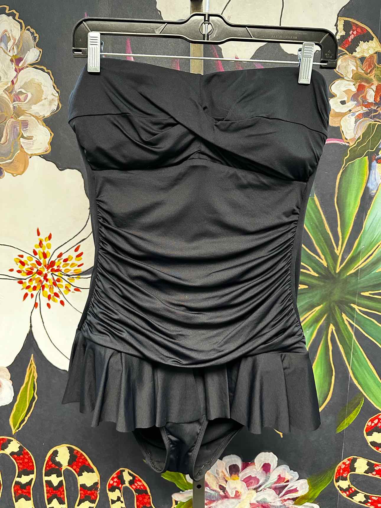 Lauren Ralph Lauren Size 12 Black Swim