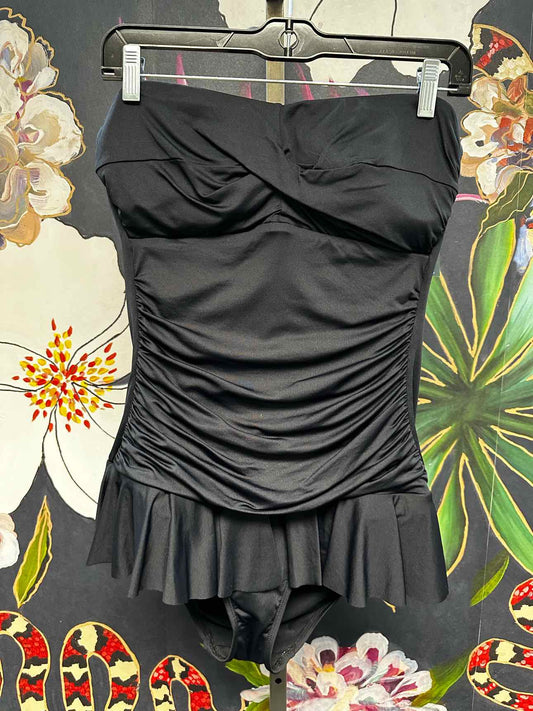 Lauren Ralph Lauren Size 12 Black Swim