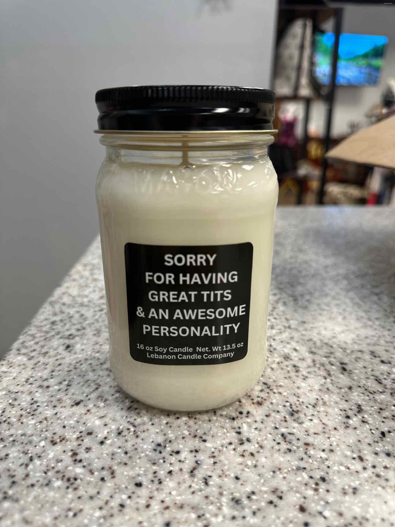 Lebanon Candle Co Size 13.5 oz 100% Soy Mason Jar Candle