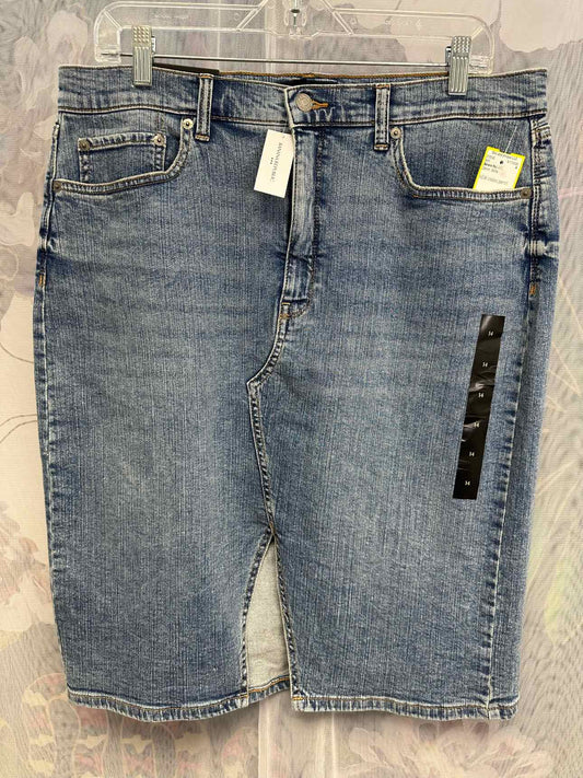 Banana Republic NEW NWT Size 14 Classic Pencil Stretch Denim Skirt