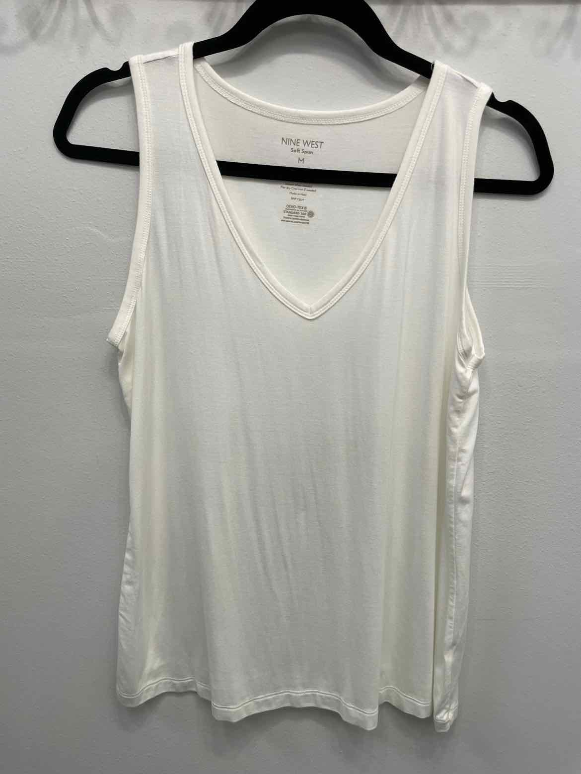 Nine West Size Medium White Top